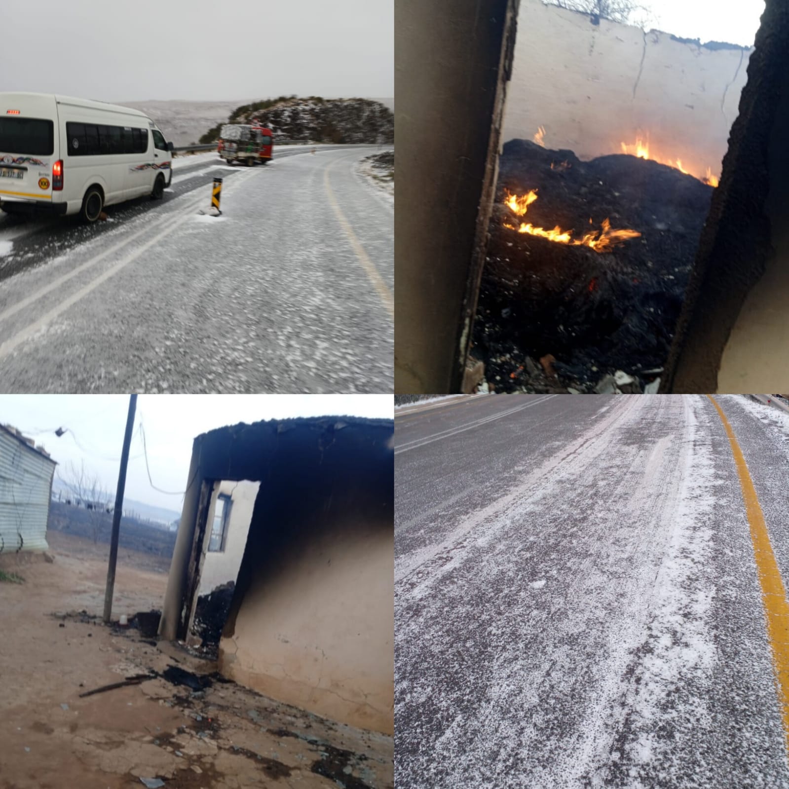 Severe weather wreaks havoc across Eastern Cape: Fires and Snow disrupt communities