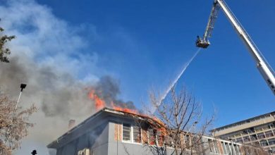 Home Affairs on fire